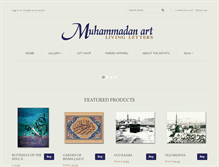 Tablet Screenshot of muhammadanart.com